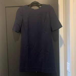 Size 4 blue dress with back zipper